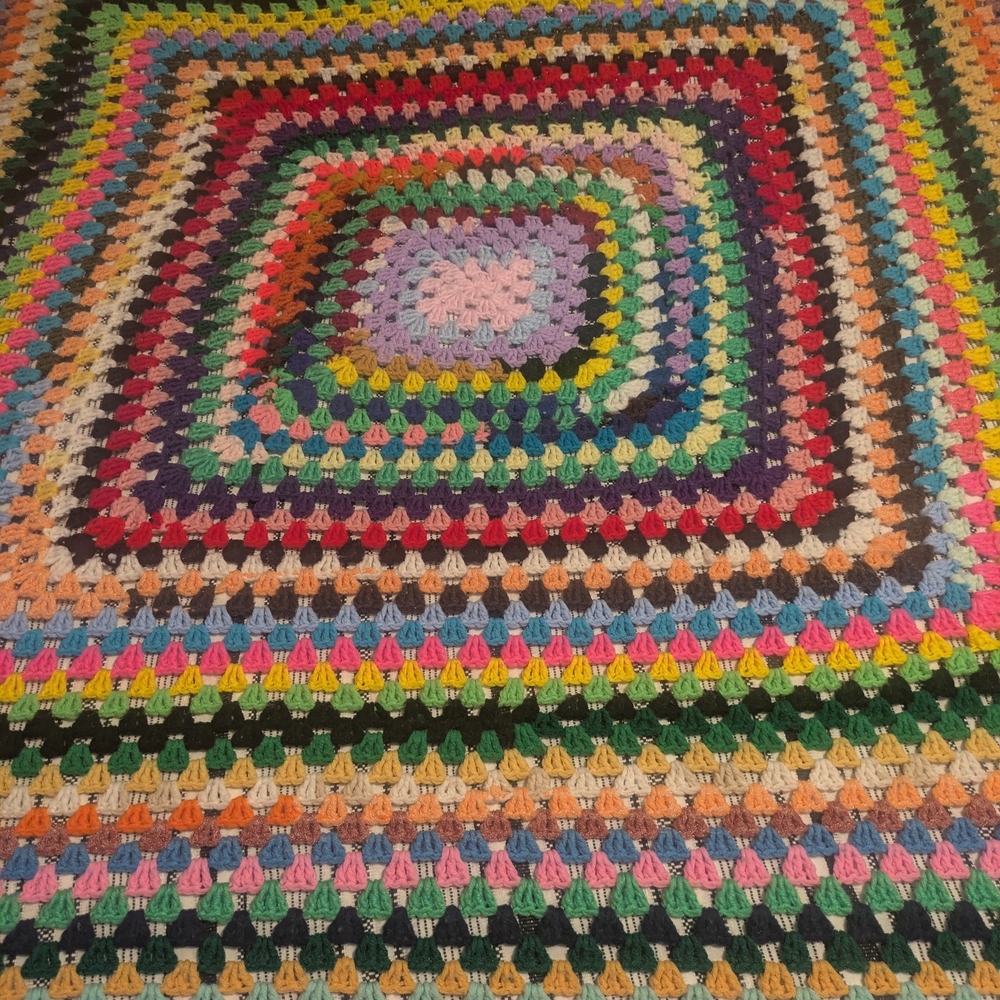 Colorful Crochet Blanket